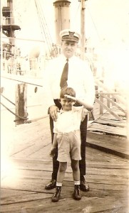 LeRoy Reinburg with his son, LeRoy Reinburg, Jr.